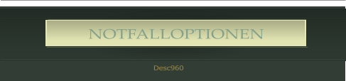 NOTFALLOPTIONEN Desc960